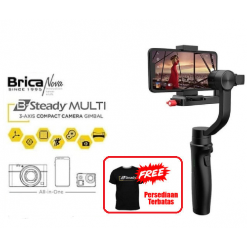 Brica B-Steady BSteady Multi - 3 Axis Compact Gimbal Camera - Ori